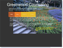 Tablet Screenshot of greenwoodcounseling.com